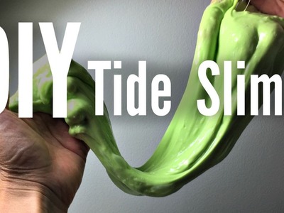 How to Make Tide Glow Slime - no borax no starch recipe #5