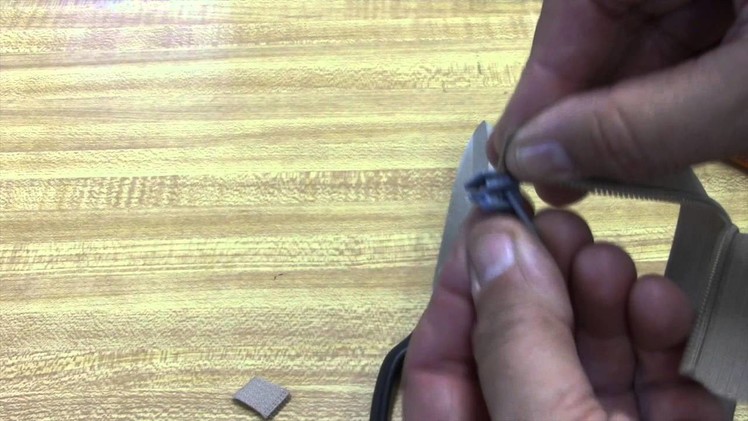 How to Put Standard Zipper Sliders or Pulls on Zipper Tape