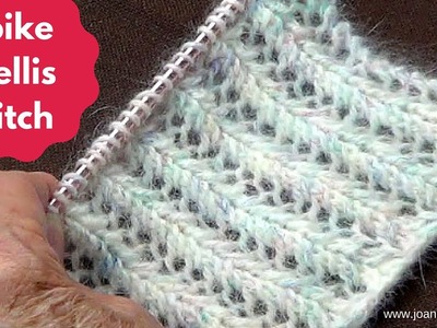 Knitting Spike Trellis Stitch