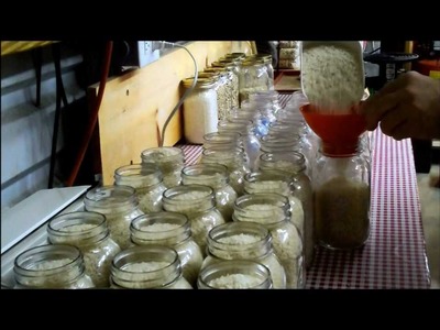 Long Term Food Storage: Rice, In Mason Jars