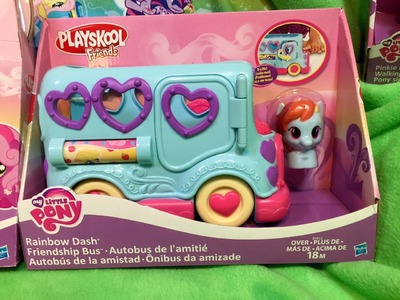 New Rainbow Dash Friendship Bus My Little Pony Playskool MLP Toy