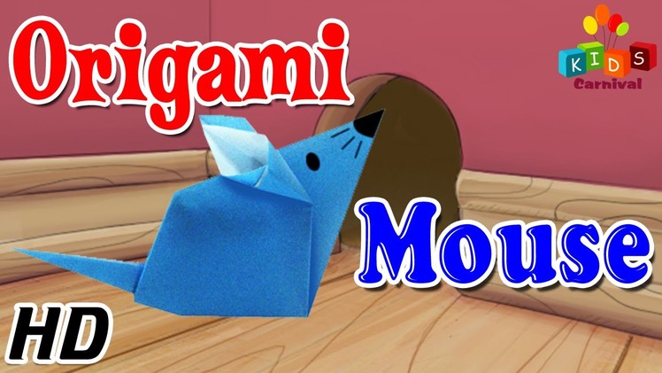 Origami - How To Make MOUSE (RAT) - Simple Tutorials In English