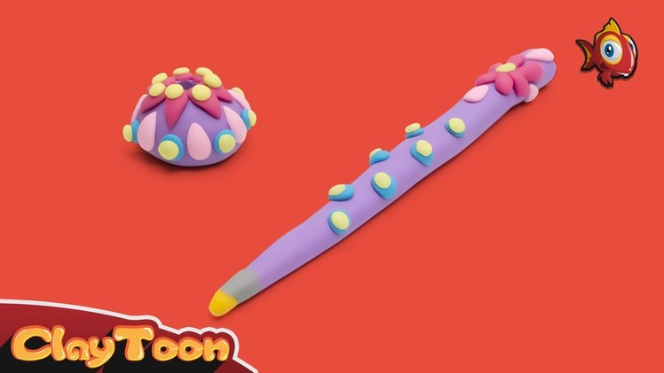 Pen for girls, Polymer clay tutorial