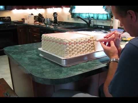 Piping a Basket Weave