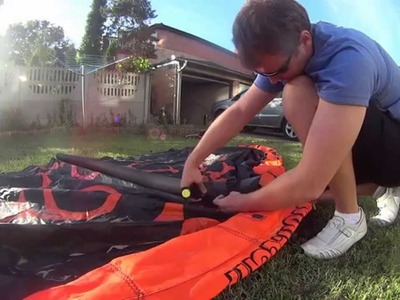 Sony Action Cam DIY kite strut mount - walkthrough