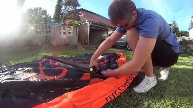 Sony Action Cam DIY kite strut mount - walkthrough