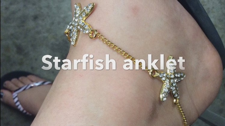 Starfish Anklet Jasmine's Craft Corner