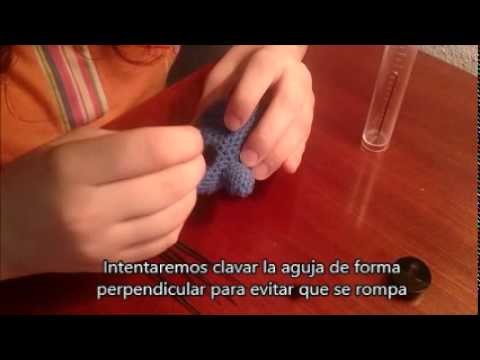 [Tutorial] Needle felting en amigurumi o crochet (english subs)