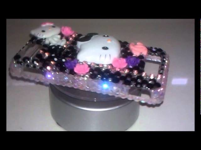 $35 Hello Kitty Blinged Out Motorola Droid X Cellphone Case.