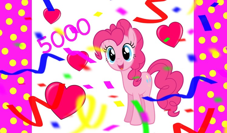 5000 Subscriber Giveaway Plus Pinkie Pie DIY Color Page DohVinci Play Doh Orbeez