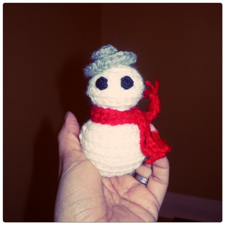Crochet, Snowman, Part 1