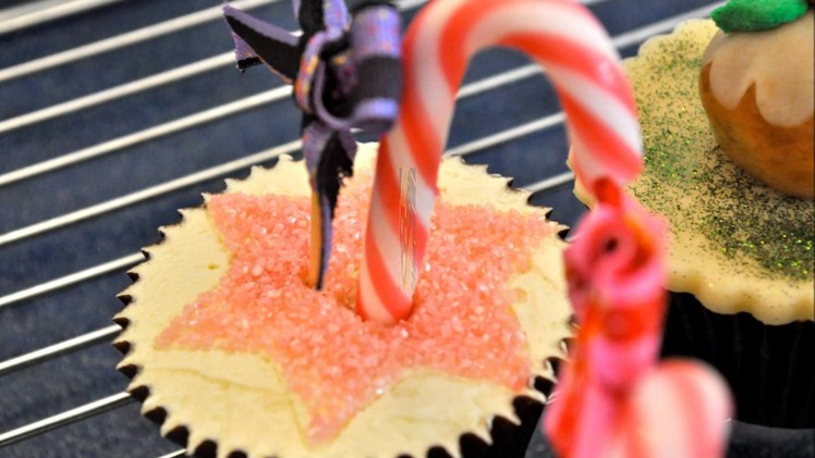Cupcake Ideas: Marzipan decorations for Christmas