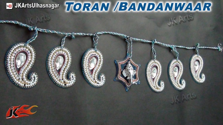DIY Acrylic  Base Toran. bandanwaars | How to make | JK Arts 737
