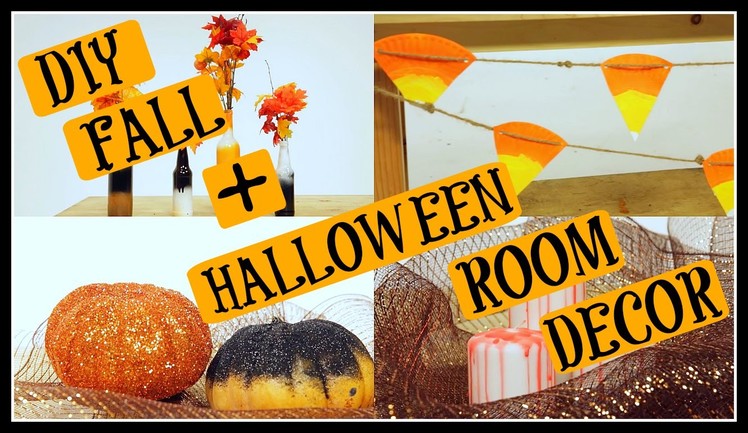 DIY FALL + HALLOWEEN ROOM DECOR | Fangtastic Halloween