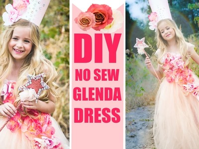 DIY Glenda NO SEW Costume Easy Good witch Dress