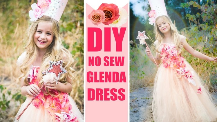 DIY Glenda NO SEW Costume Easy Good witch Dress