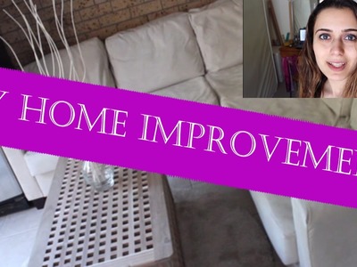 DIY Home Improvements. Part 1. Couch reupholstery and interior design