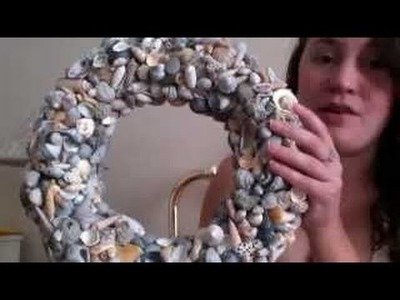 DIY HOW TO Make a seashell wreath Do it yourself