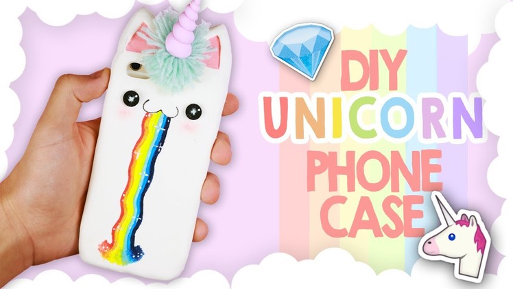 DIY | Kawaii Unicorn Phone Case Tutorial - Cover Unicorno Kawaii