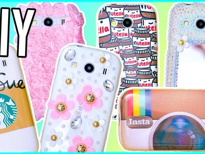 DIY Phone Cases | Nutella, Starbucks, Instagram & More!