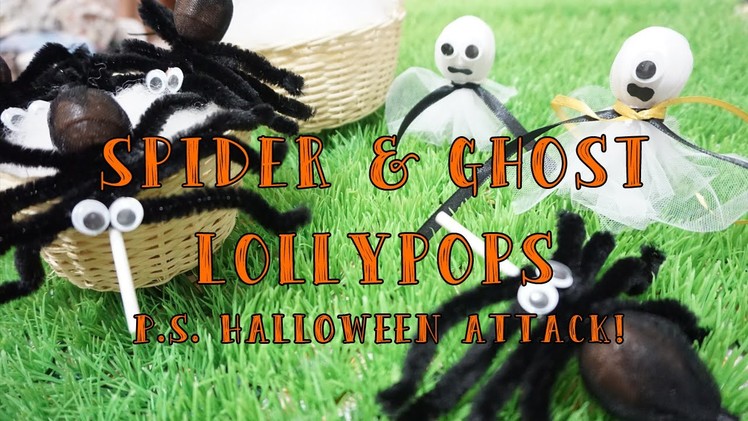 DIY Spider & Ghost Lollypops - Halloween Attack Popsicle Sister Indonesia