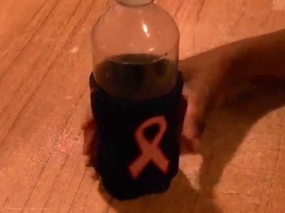 DIY Water Bottle Koozie From Recycled T-Shirts - SWN
