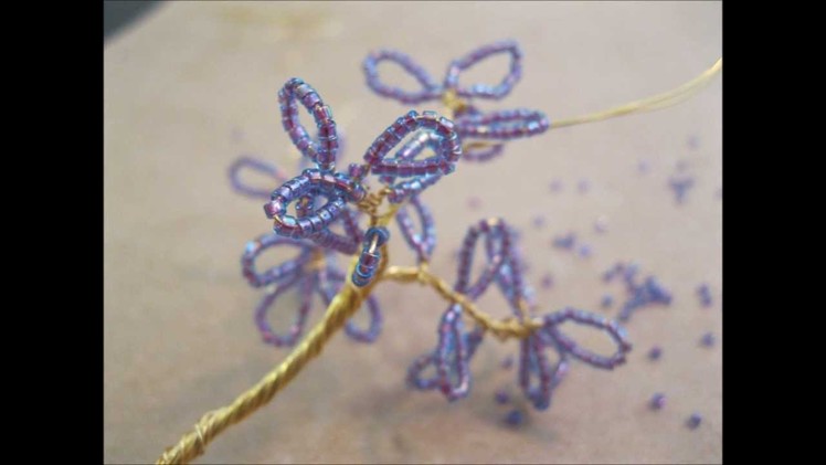 DIY: Wire and Seed Bead Trees