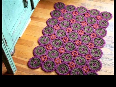 Easy crochet rug tutorial