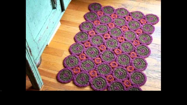 Easy crochet rug tutorial