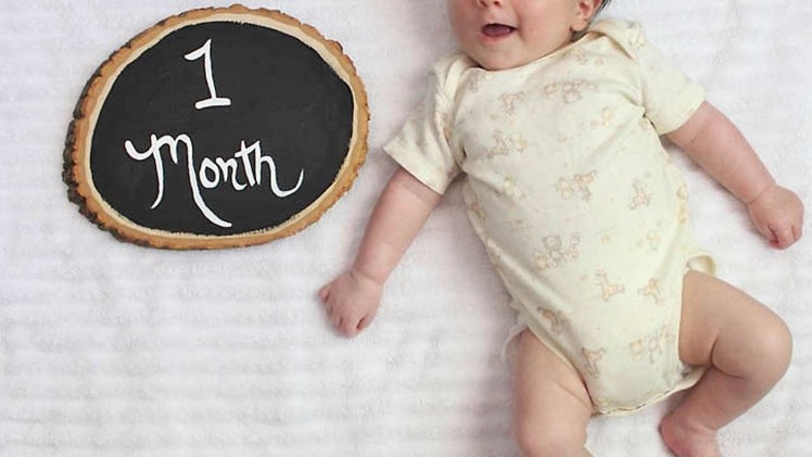 How To DIY Baby Month Sign - DIY Crafts Tutorial - Guidecentral