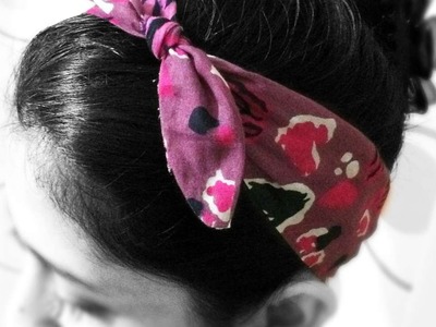 How To Make A Knotted Fabric Hair Band - DIY Style Tutorial - Guidecentral