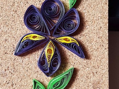 How To Make Quilled Iris Flower - DIY Crafts Tutorial - Guidecentral
