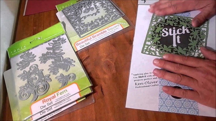 How to Use Stick It with Card Stock for Die Cutting