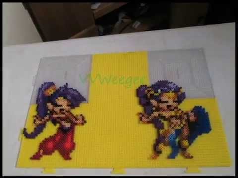 Perler Time lapse Shantae