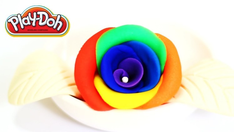 Play-Doh Rainbow Rose