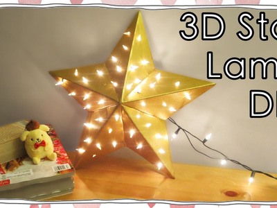Room Decor - 3D Star Shape Lamp DIY | Sunny DIY