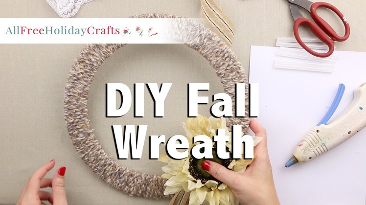 Simple DIY Fall Wreath