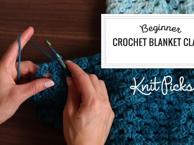 Beginner Crochet Blanket Class, Part 6: Row 3