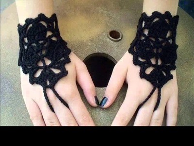 Crochet gloves pattern -fingerless