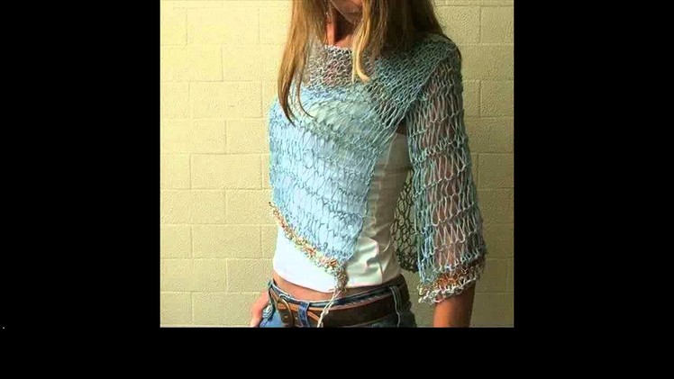 Crochet poncho pattern