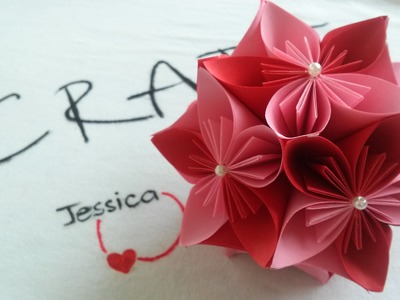 DIY 3D Flower Ball - Origami Flower