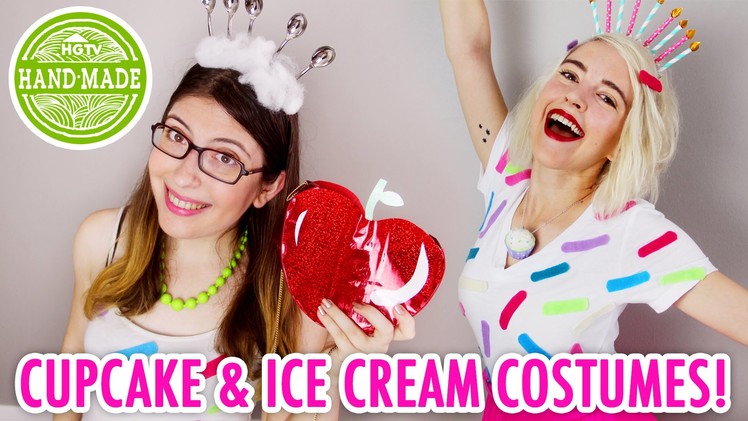 DIY Cute Cupcake & Ice Cream Halloween Costumes feat. Tessa Netting - HGTV Handmade