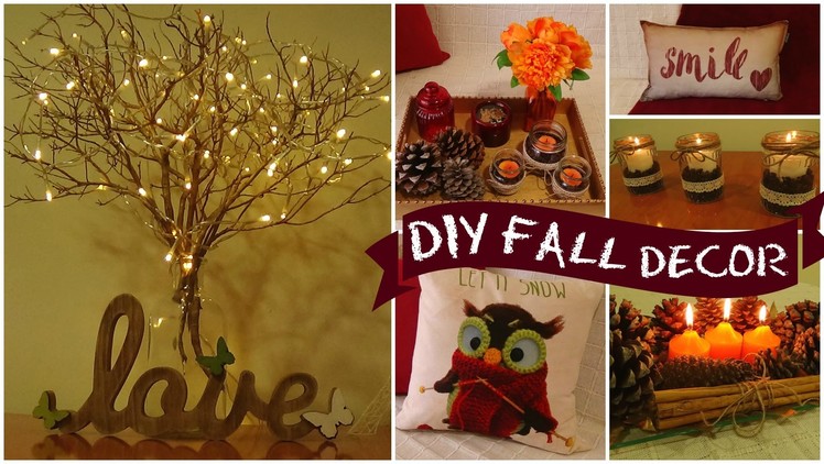 DIY easy room decor for fall I Easy room decor ideas I diy home decorations