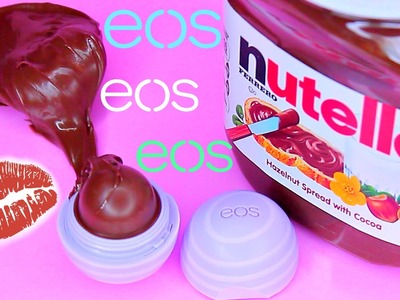 DIY EOS Made From NUTELLA!! Easy DIY EOS Nutella Recipe!!