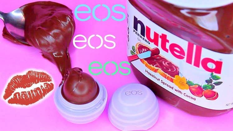 DIY EOS Made From NUTELLA!! Easy DIY EOS Nutella Recipe!!