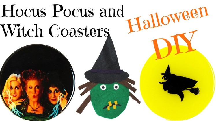 DIY Hocus Pocus and Witch Coasters ~ Another Coaster Friday