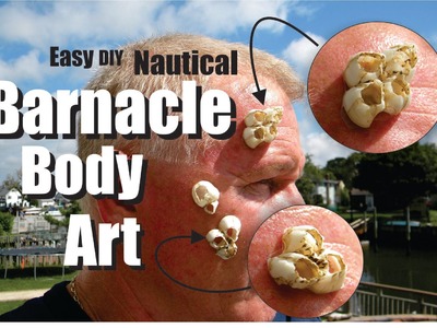 DIY Nautical Halloween Barnacle Body Art