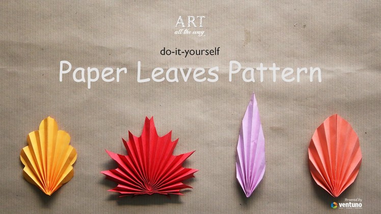 DIY : Paper Leaves Pattern
