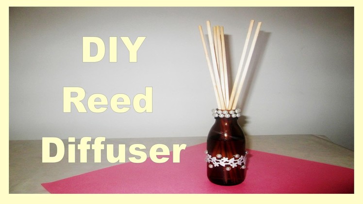 DIY Reed Diffuser (Gift Idea). Aromatizador Caseiro