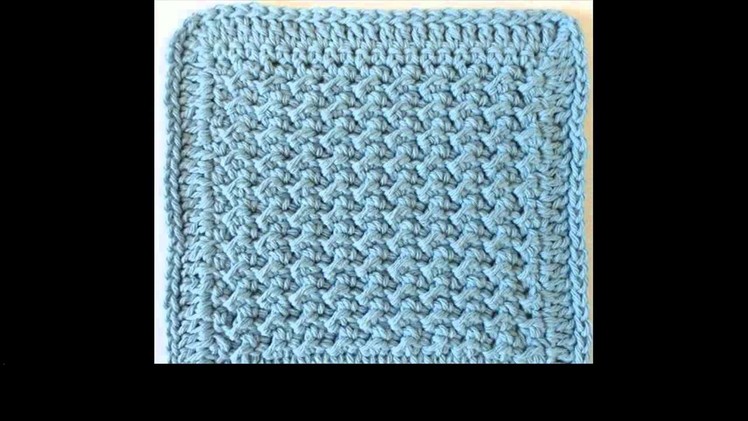 Easy crochet dishcloth projects